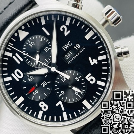 ZF Watch Factory IWC Pilot IW377709 Black Dial
