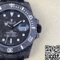 VS. Factory Custom Replica Rolex Watches Submariner Carbon Fiber Case White