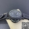 VS Factory Fake Panerai Watches Luminor PAM1118 Carbon Fiber Case Size 44mm