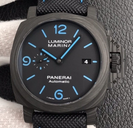 VS Factory Luminor Panerai Watch PAM01661 Carbon Fiber Case Size 44mm