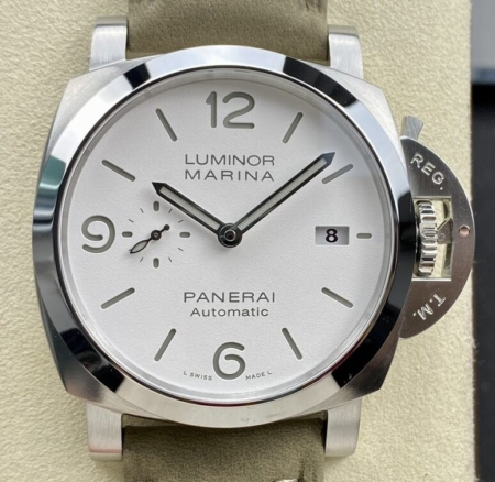 VS Factory Panerai Luminor Base PAM01314 White Dial Size 44mm