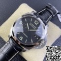 VS Factory Panerai Luminor Replica For Sale PAM312 Black Leather Strap Size 44mm