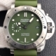 VS Factory Panerai Submersible Watches Replica PAM01055 Green Dial Size 42mm