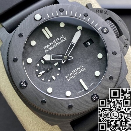 VS Factory Panerai Watch Replica Submersible PAM00979 Camouflage Black Dial Size 47mm