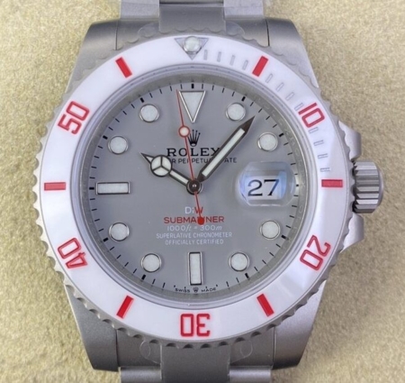 VS Factory Custom Rolex Submariner White Ceramic Bezel Watches