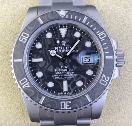 VS Factory Custom Rolex Submariner Carbon Fiber Dial Watch