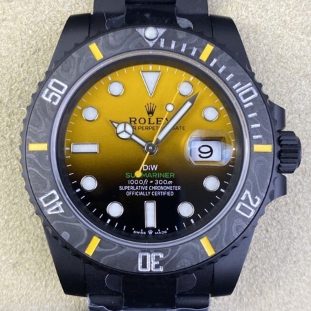 VS Factory Custom Rolex Submariner Gradient Yellow Watch