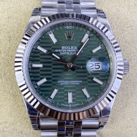 VS Factory Best Rolex Datejust M126334-0030 Mint Green Dial Replica
