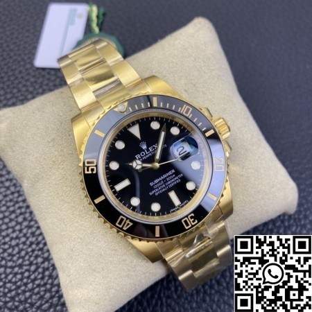 VS Factory Rolex Submariner 116618LN-97208 Gold Watch
