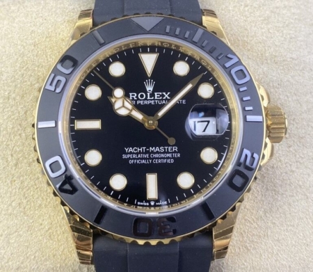 VS Factory Fake Rolex For Sale Yacht Master M226658-0001 Gold Watch Size 42mm