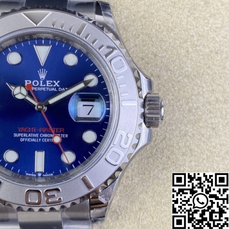 VS Factory Rolex Fake vs Real Yacht Master M126622-0002 Blue Dial Size 40mm