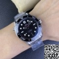 VS Factory Fake Omega Seamaster Vs Real Diver 300M 212.30.41.20.01.003 Black Dial