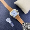 BV Factory Cartier Watch Fake Santos W2SA0006 Leather Strap