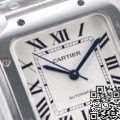 BV Factory Fake Cartier Santos WSSA0029 Whit Dial