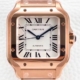 BV Factory Cartier Fake Santos WGSA0031 Rose Gold Watch