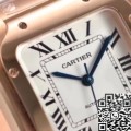 BV Factory Cartier Fake Santos WGSA0031 Rose Gold Watch