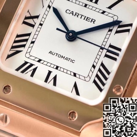BV Factory Cartier Fake Santos WGSA0031 Rose Gold Watch