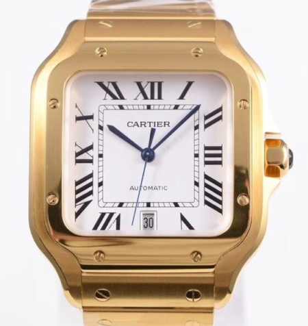 BV Factory Replica Cartier Watch Santos WGSA0029 Gold Watch