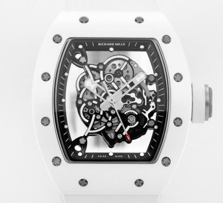 KV Factory Fake Richard Mille RM055 White Ceramics