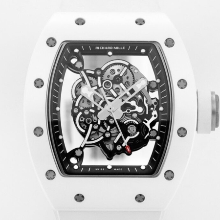 KV Factory Fake Richard Mille RM055 White Ceramics