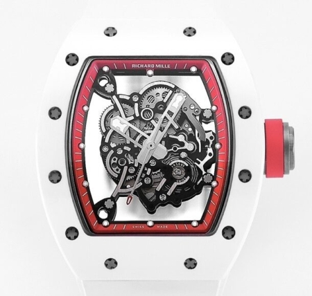 KV Factory Richard Mille 1:1 Fake RM055 V5 Red Dial