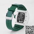 KV Factory 1:1 Replica Richard Mille RM055 V5 Green Rubber Strap