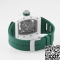 KV Factory 1:1 Replica Richard Mille RM055 V5 Green Rubber Strap