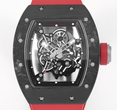 KV Factory Richard Mille Fake RM055 V5 Carbon Fiber Watch Case