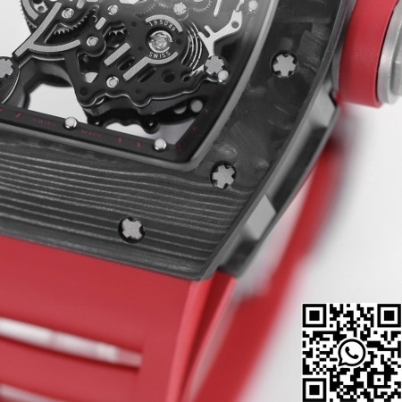 KV Factory Richard Mille Fake RM055 V5 Carbon Fiber Watch Case