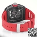 KV Factory Richard Mille Fake RM055 V5 Carbon Fiber Watch Case