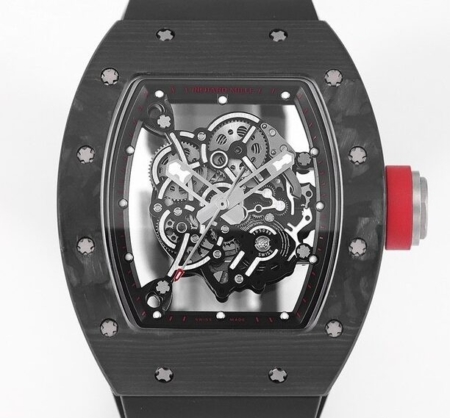 KV Factory Replica Richard Mille RM055 V5 Carbon Fiber Watch Case