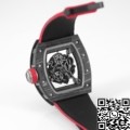 KV Factory Richard Mille Best Fake RM055 V5 Red Nylon Strap