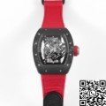 KV Factory Richard Mille Best Fake RM055 V5 Red Nylon Strap