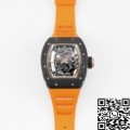 KV Factory Richard Mille Watch Replica RM055 V5 Yellow Rubber Strap