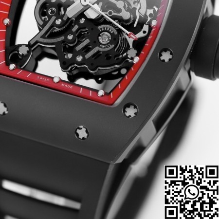 KV Factory Replicas Richard Mille RM055 V5 Red Dial