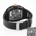 KV Factory Richard Mille Fake Watches RM055 V5 Black Ceramics