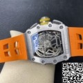 KV Factory Richard Mille Replicas RM011 Orange Rubber Strap