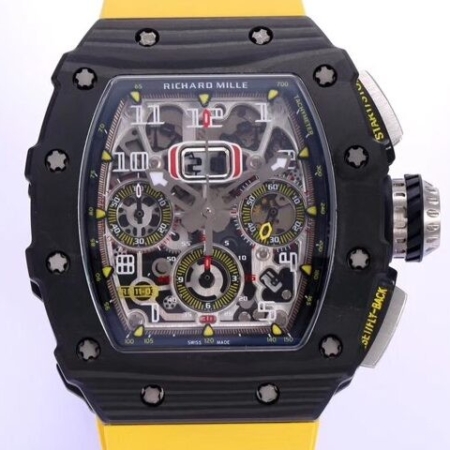 KV Factory Best Replica Richard Mille RM011 Carbon Fiber Watch Case