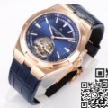 BBR Factory Fake Vacheron Constantin Overseas 6000V/110R-B733 Tourbillon Blue Strap