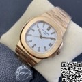 PPF Factory 1:1 Replica Patek Philippe Nautilus 5711R White Dial Rose Gold Watches