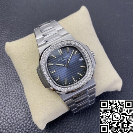 PPF Factory  Fake Patek Philippe Watch Nautilus 5711 Diamond Bezel Watches