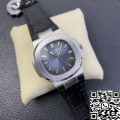 PPF Factory Fake Patek Philippe Watches Nautilus 5711 Blue Dial Belt Model