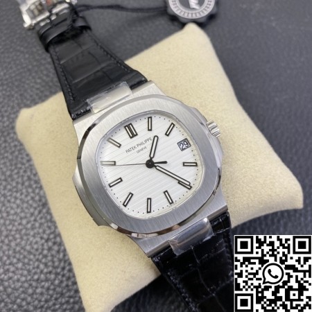 PPF Factory Patek Philippe Nautilus Replicas 5711 White Dial Belt Model