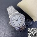 PPF Factory Fake Patek Philippe Watch Nautilus 5711 White Dial Diamond Bezel Watches