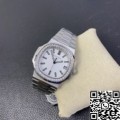 PPF Factory Fake Patek Philippe Watch Nautilus 5711 White Dial Diamond Bezel Watches