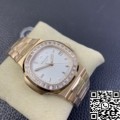 PPF Factory Replica Patek Philippe Watches Nautilus 5711 Rose Gold Watches Diamond Bezel