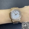 PPF Factory Replica Patek Philippe Watches Nautilus 5711 Rose Gold Watches Diamond Bezel