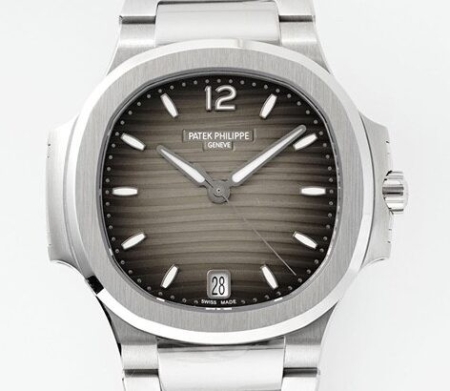 PPF Factory Fake Patek Philippe Nautilus 7118/1A-011 Smoke Gray Dial