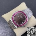 PPF Custom Patek Philippe Replica Nautilus 5711 Red Diamond Gemstone Watch