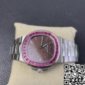 PPF Custom Patek Philippe Replica Nautilus 5711 Red Diamond Gemstone Watch